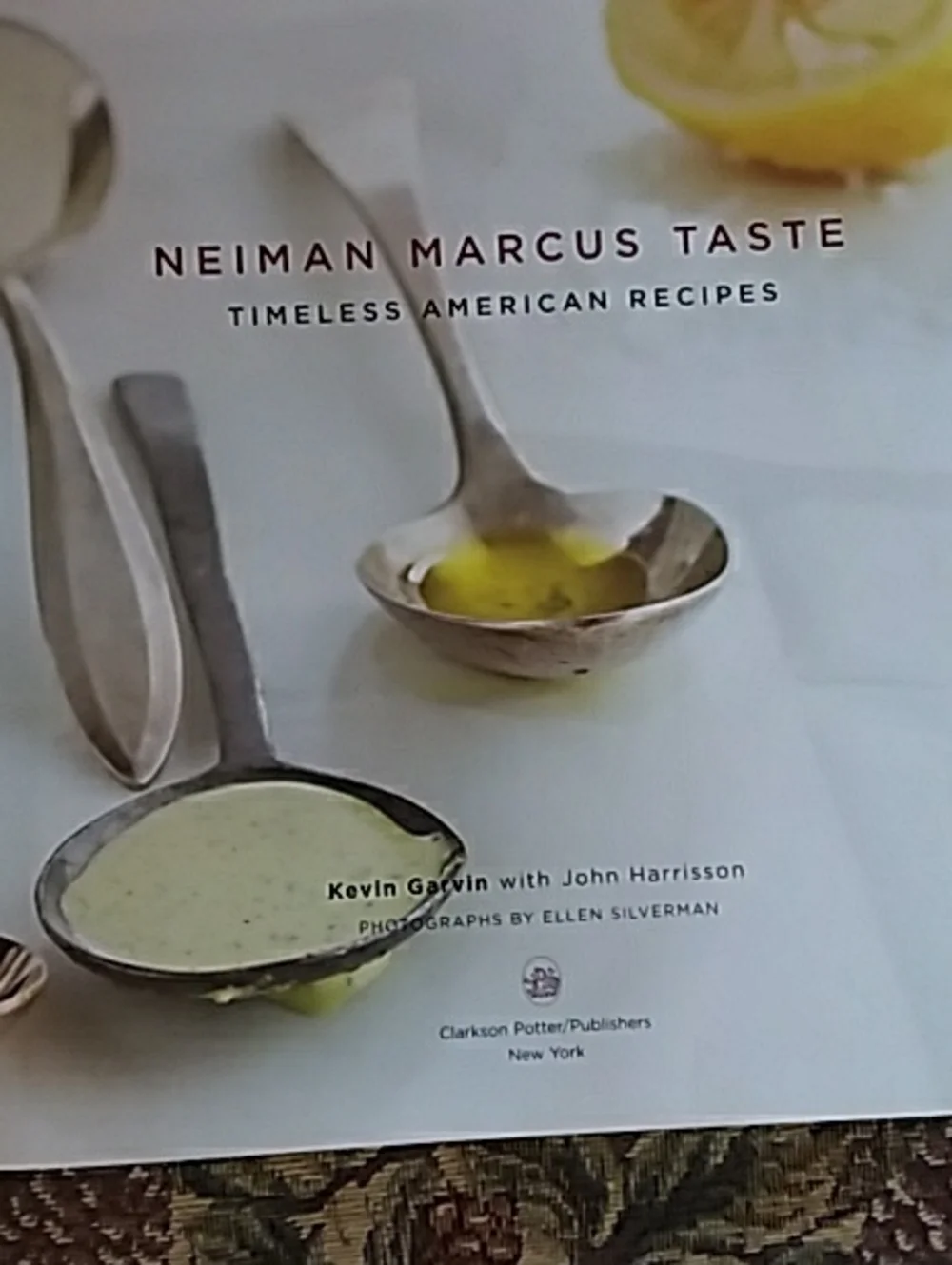 Neiman Marcus Taste Cookbook - Brown Pears Cover